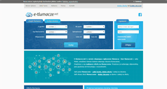 Desktop Screenshot of e-tlumacze.net